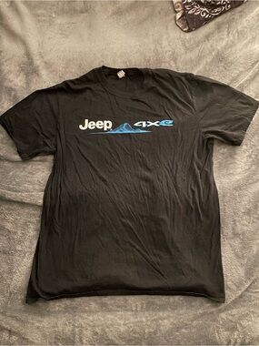 Jeep 4xe Graphic Tee XL Black Blue Logo Off-Road Outdoors Streetwear
